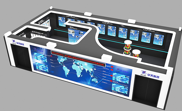 華天科技展廳設(shè)計(jì)案例5