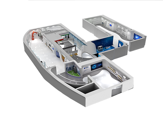 機械展廳設計效果圖16